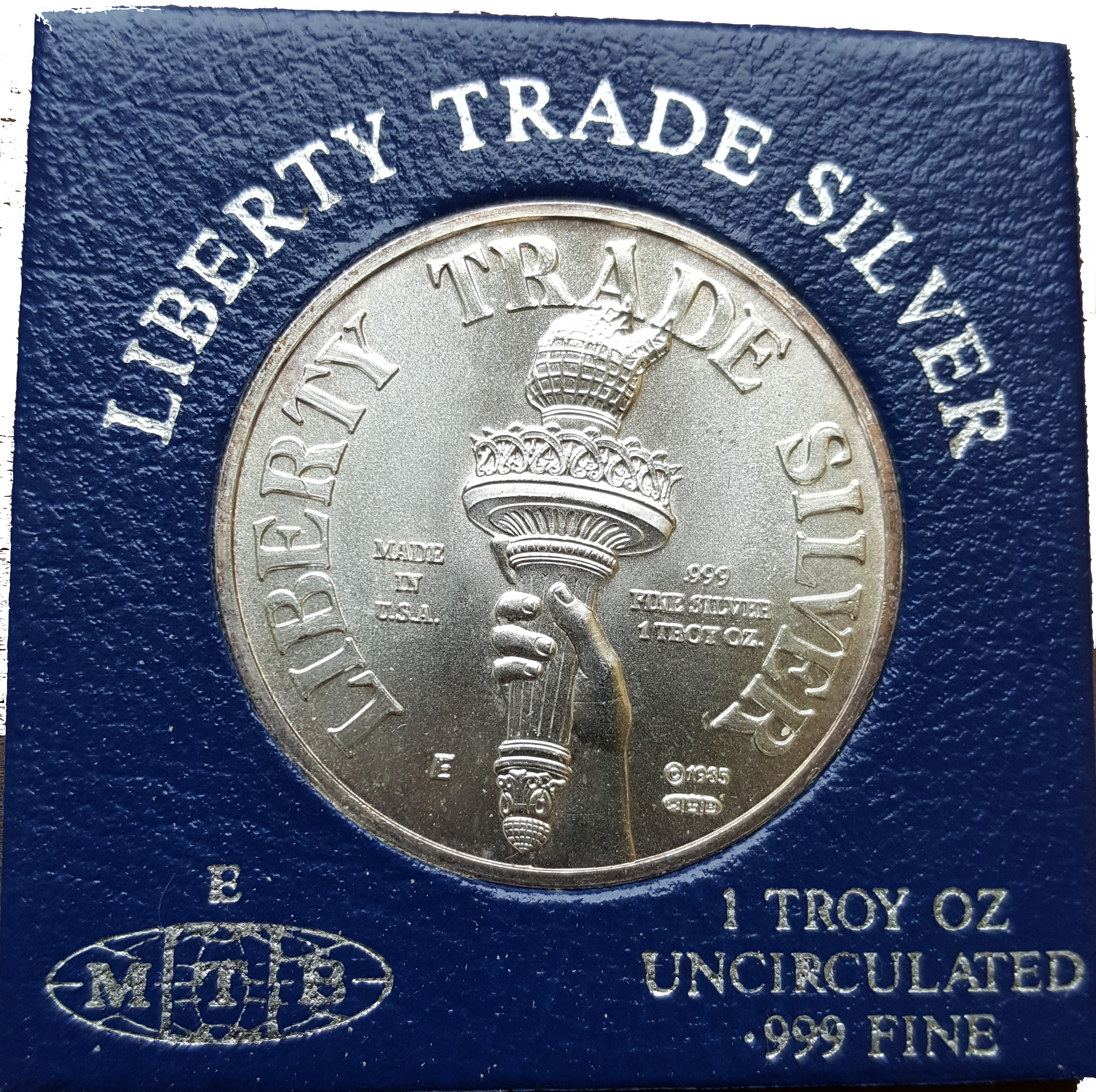 2000 Statue Liberty USA 1 Troy Oz .999 Fine Silver Collectible Round Coin Medal 