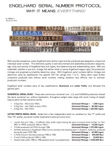 AGWire ENGELHARD SERIAL NUMBER PROTOCOL 1-23-16