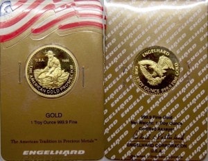 1oz 1986 Gold Prospector Assay Card